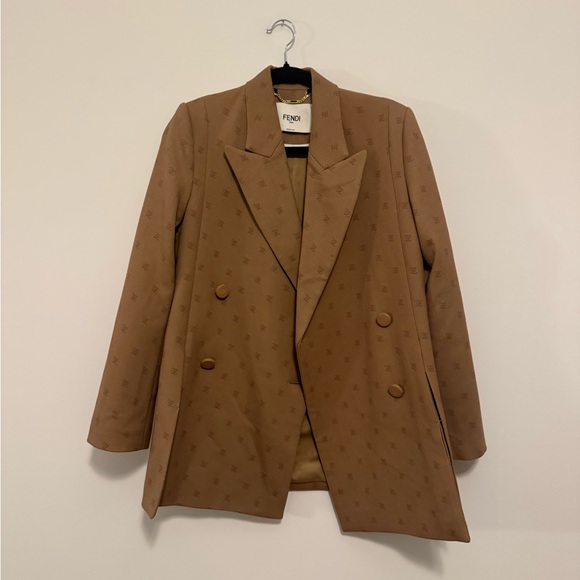 Fendi calligraphy Coat NWOT - Picture 3 of 7